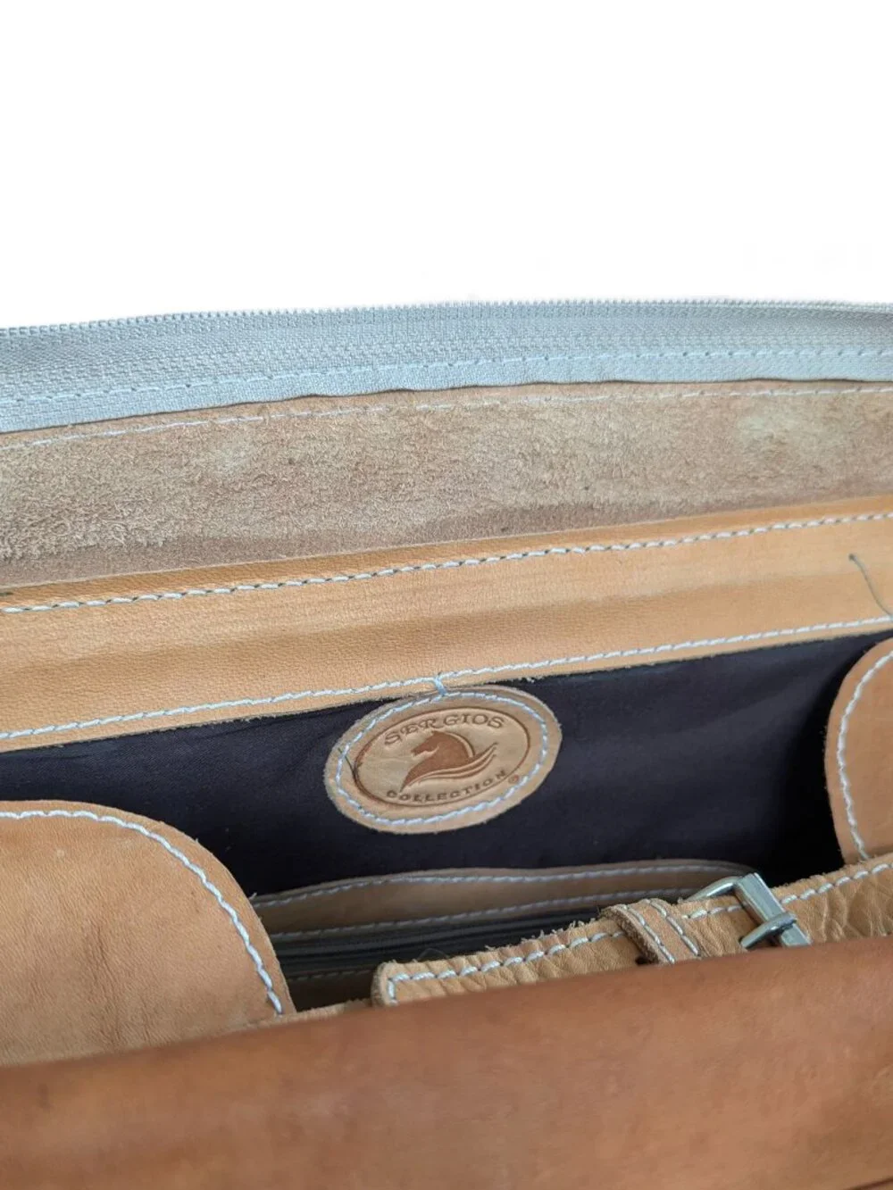 Sergios Collection - Leather Overnight/Weekender bag